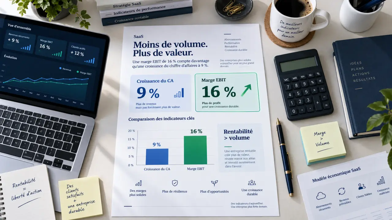 16 % contre 9 % : pourquoi la marge EBIT compte plus que le chiffre d’affaires